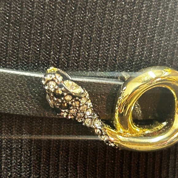 Alexis Bittar Crystal & Leather Snake
Charm Wrap Choker - Gold - Picture 3 of 12